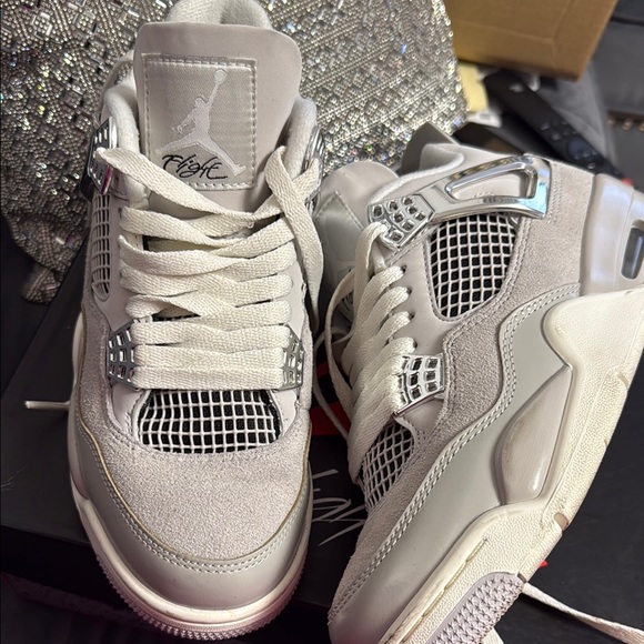 Gray and Silver Sneakers - Picture 10 of 13